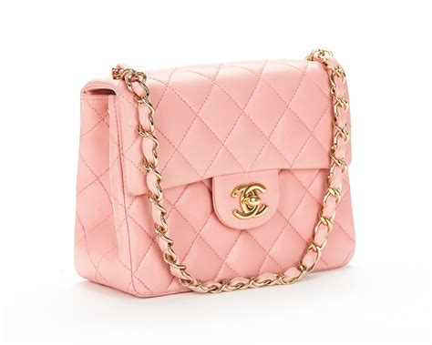 pink chanel bag used